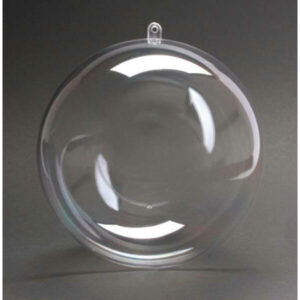 Glob transparent din plastic, 3 cm
