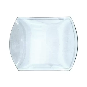 Farfurie din sticla pentru prajituri, 19 x 15 cm