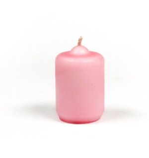 Lumanare de Advent 4x6 cm, roz