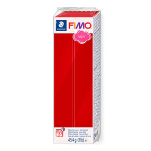 FIMO Soft 454 g, rosu Craciun