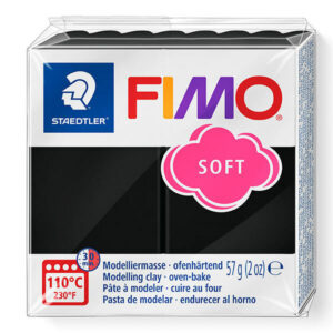 FIMO Soft 57 g, negru