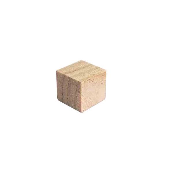 Set 50 cubulete din lemn, 1.5 x 1.5 cm